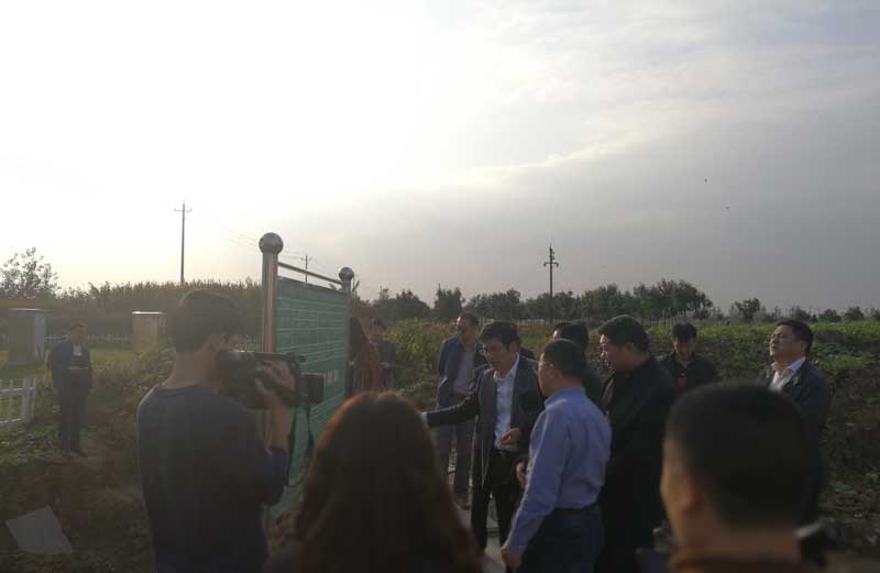 考察污水處理站 考察污水處理站