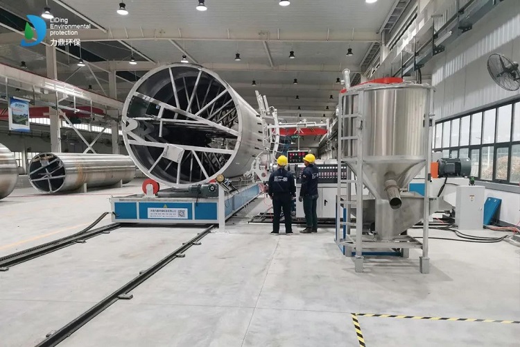 力鼎河南污水處理設備廠區實景 力鼎河南污水處理設備廠區實景
