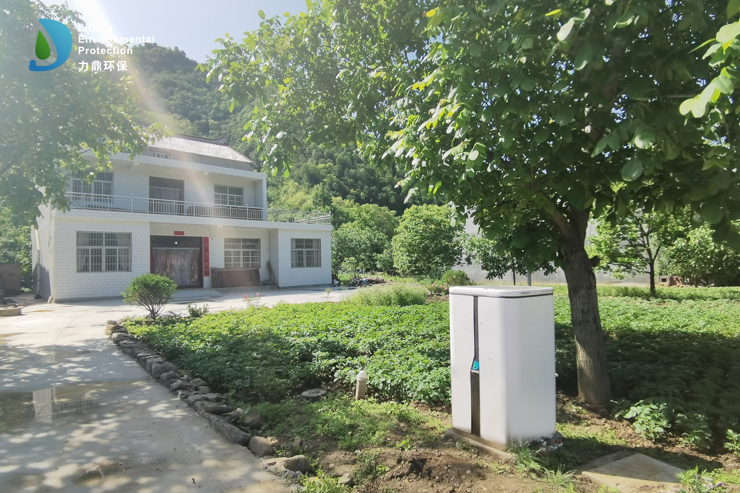 陜西西安藍田縣單戶家用生活污水處理機設備項目案例 陜西西安藍田縣單戶家用生活污水處理機設備項目案例