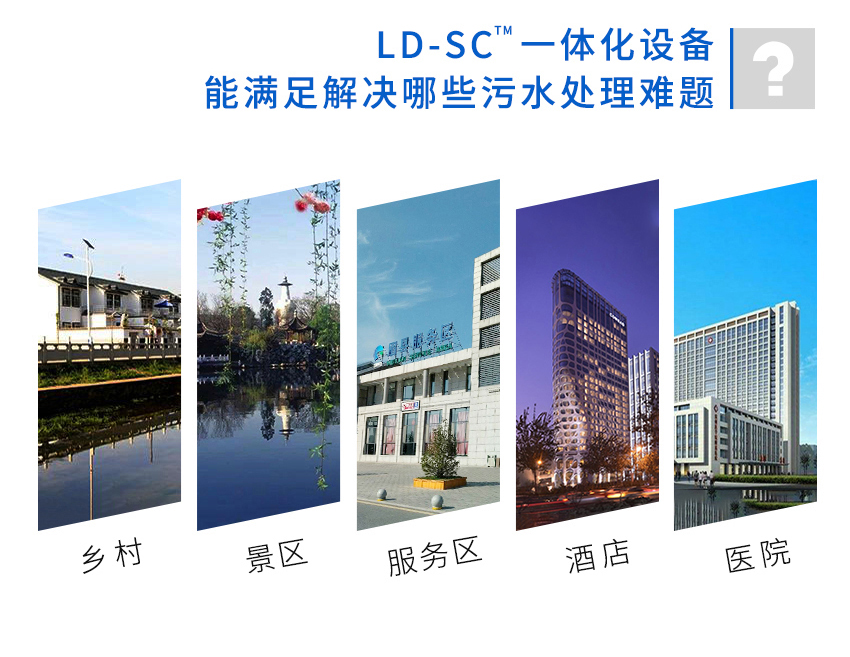 LD-SC一體化農村污水處理設備應用領域 LD-SC一體化農村污水處理設備應用領域